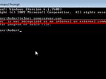 Telnet is not a recognized command by default in Windows Seven