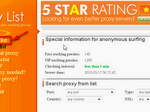 Go to ProxyList dot org and click on Free Proxy Link