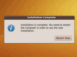 Click On Restart Now Button