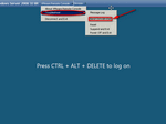 On the VMWare console Menu, click on VMWare remote console and then on Troubleshooting