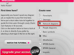 Choose Network Diagrams on the Welcome Screen