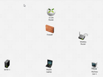 Drag and drop icons from the library to the grid