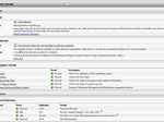 A Window comes up displaying the System Health Check report