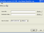 Open the Free File Splitter Program