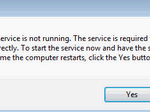 Click Yes when prompted to start the iSCSI service