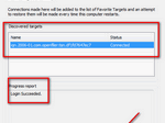 Quick Connect should find the target server