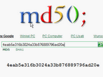 Reverse Engineer your MD5 hashes online