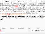 The picture below shows a quick snippet of what people had been writing at the time