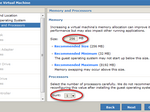 Keep Recommended Memory and Processor Settings